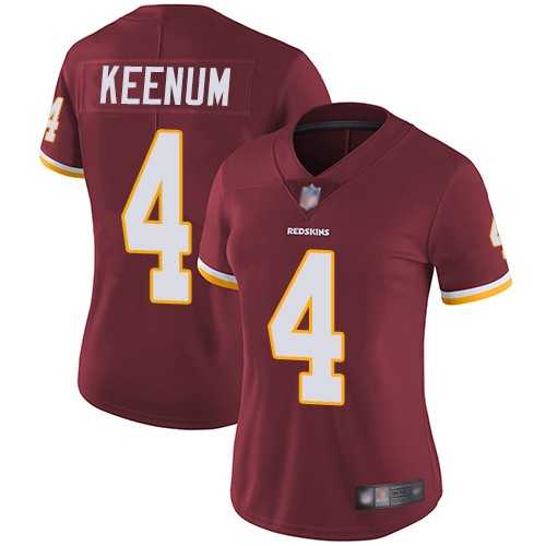 Women Nike Redskins 4 Case Keenum Burgundy Vapor Untouchable Limited Jersey Dzhi,We sell and wholesale Women Nike Redskins 4 Case Keenum Burgundy Vapor Untouchable Limited Jersey Dzhi on line form chian!